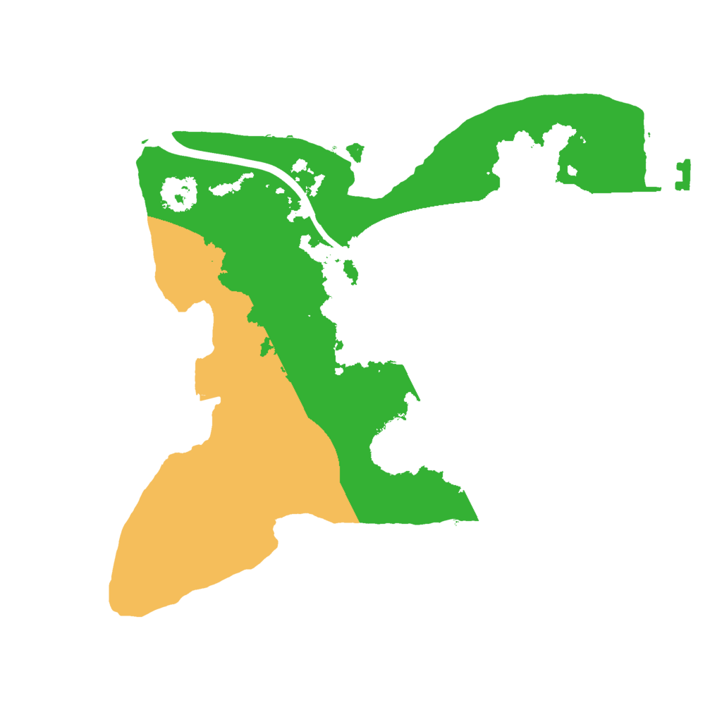 Biome Rust Map: Procedural Map, Size: 2000, Seed: 1917915509