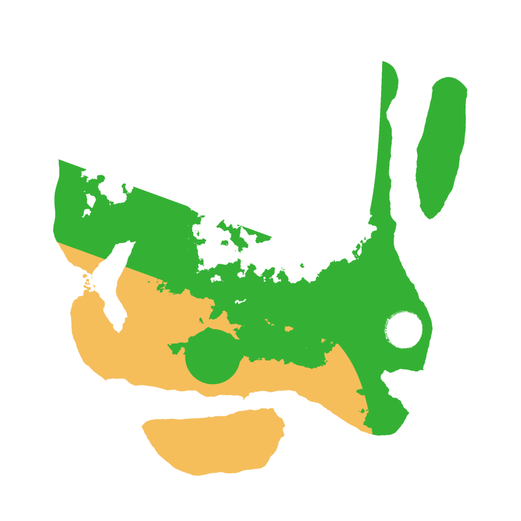 Biome Rust Map: Barren, Size: 2500, Seed: 841238134