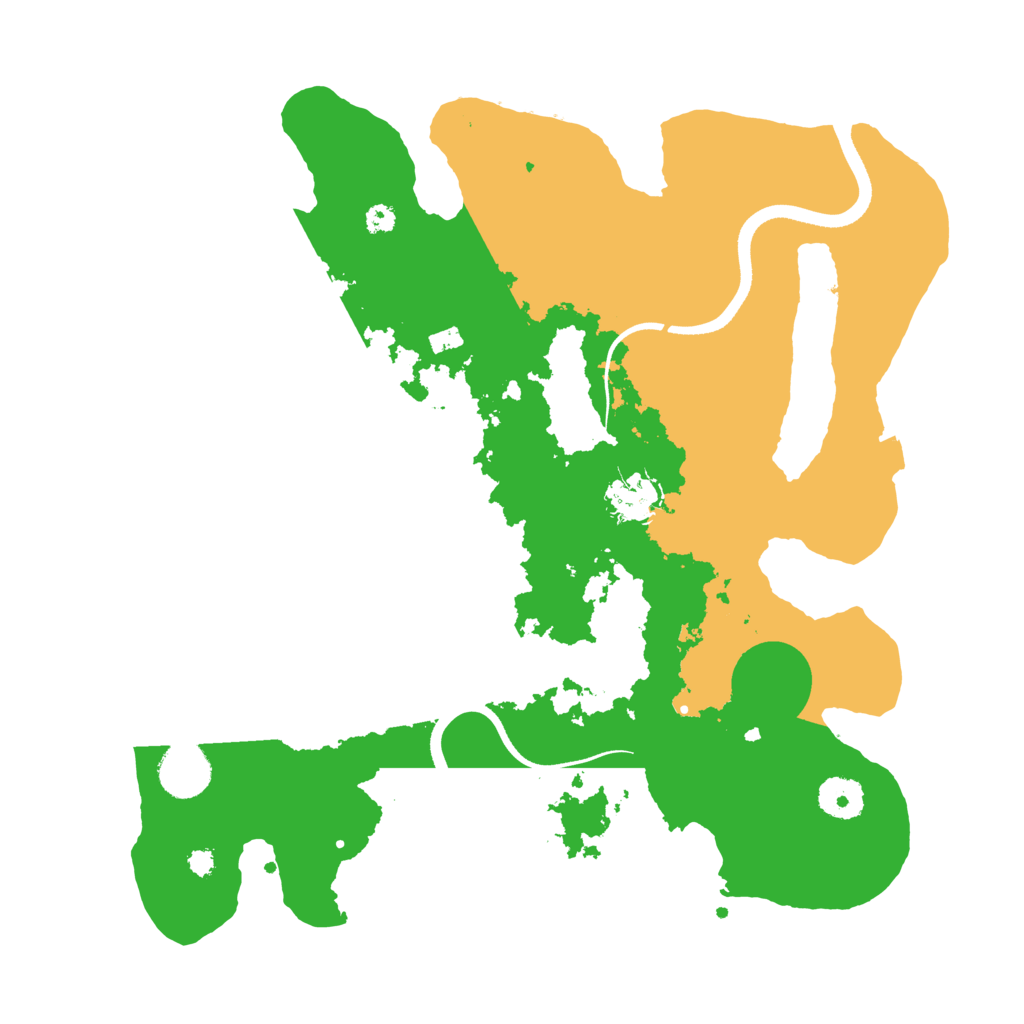Biome Rust Map: Procedural Map, Size: 3500, Seed: 1597762618