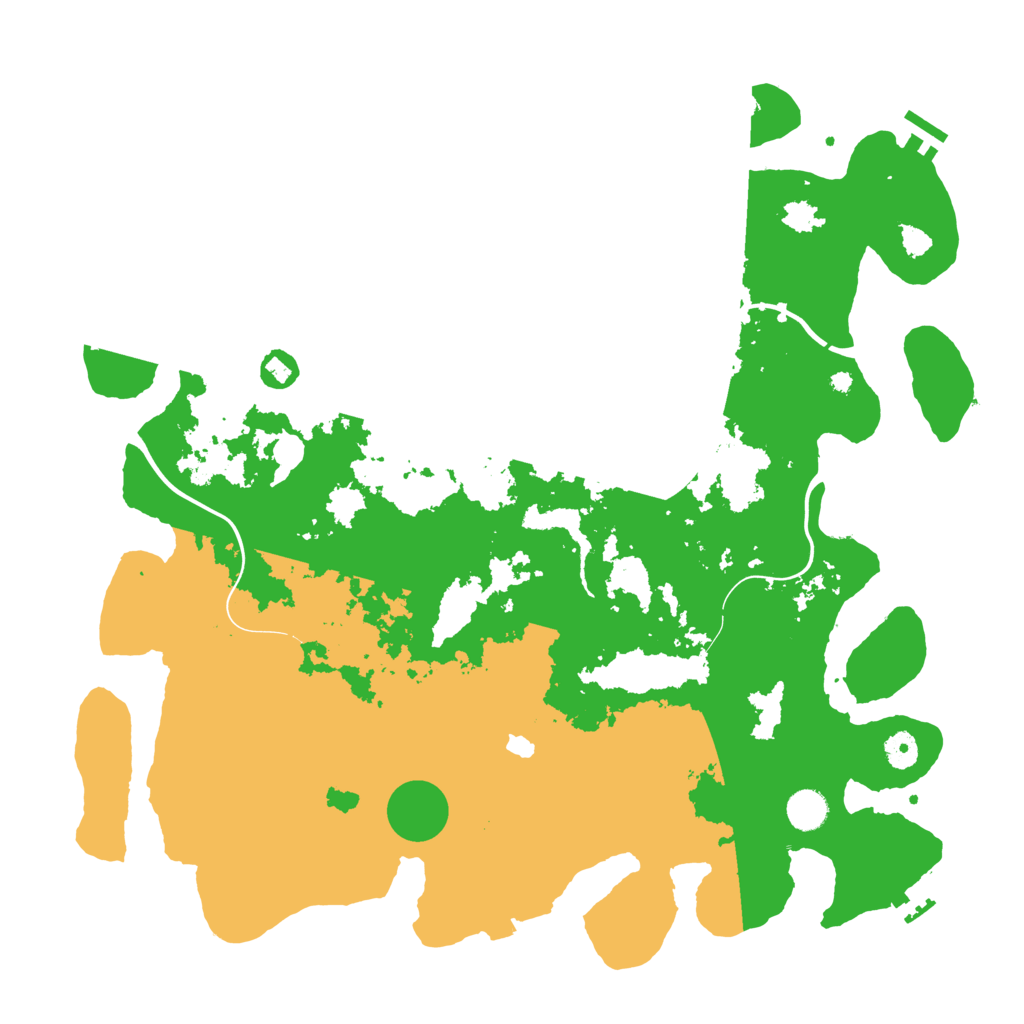 Biome Rust Map: Procedural Map, Size: 4407, Seed: 15047