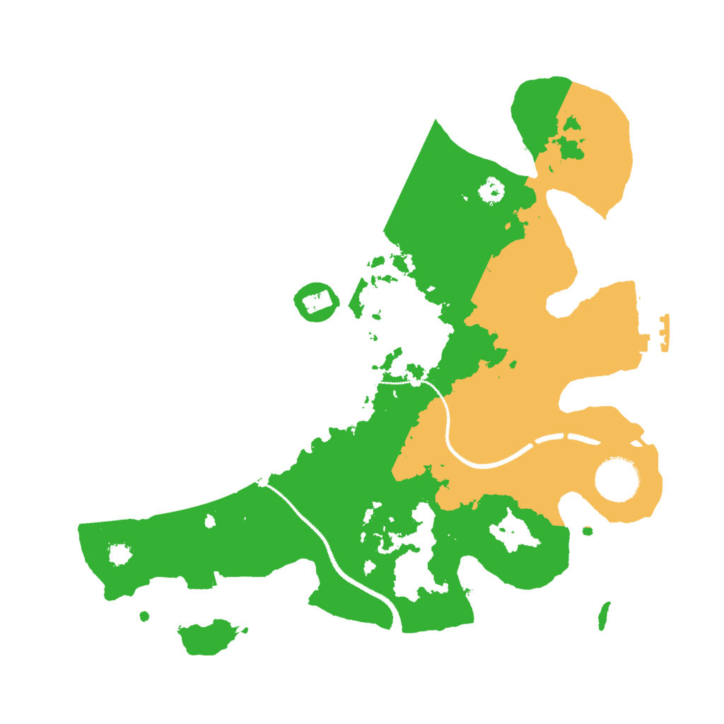 Biome Rust Map: Procedural Map, Size: 2900, Seed: 955