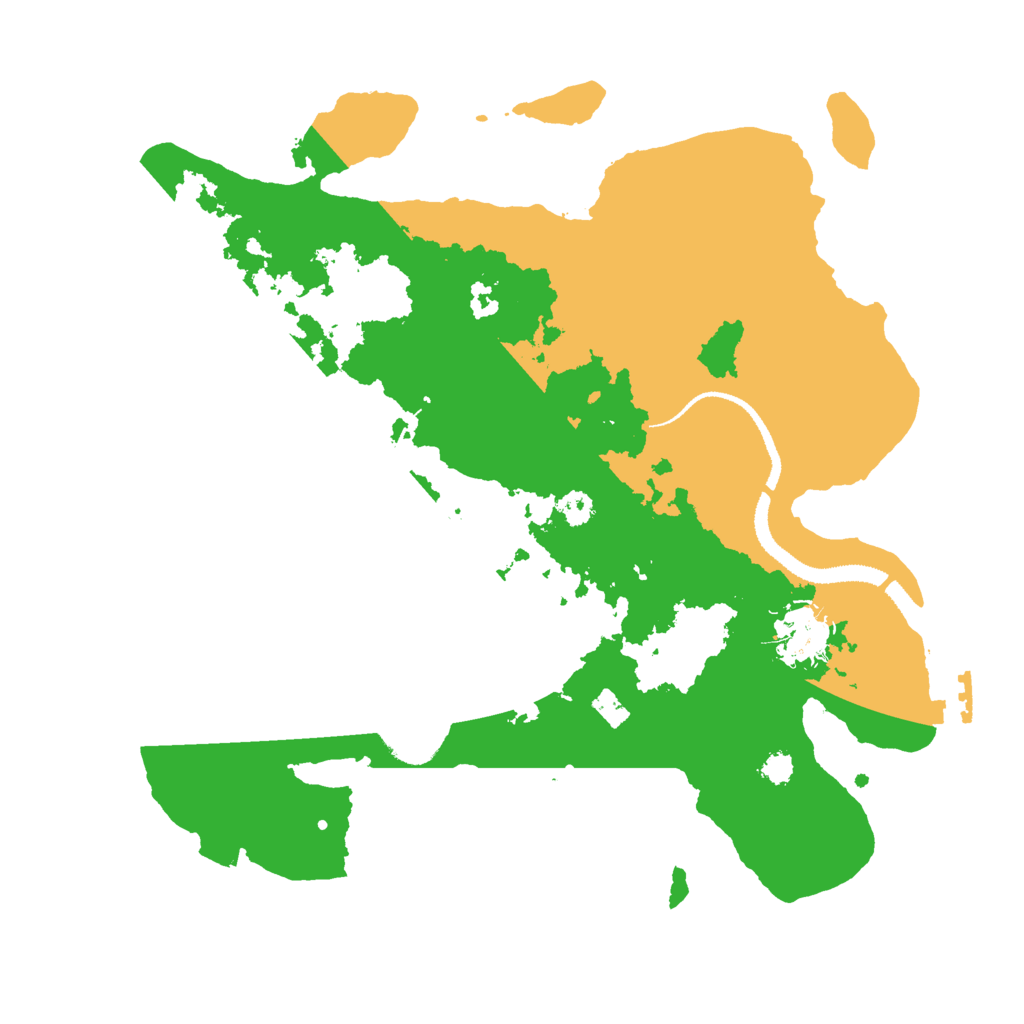 Biome Rust Map: Procedural Map, Size: 3000, Seed: 1964085252