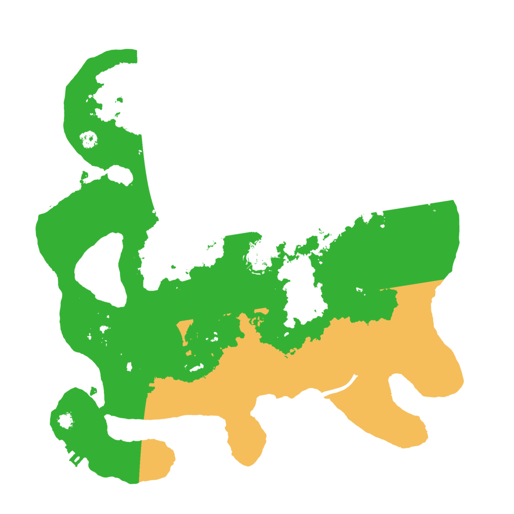 Biome Rust Map: Procedural Map, Size: 3100, Seed: 10000