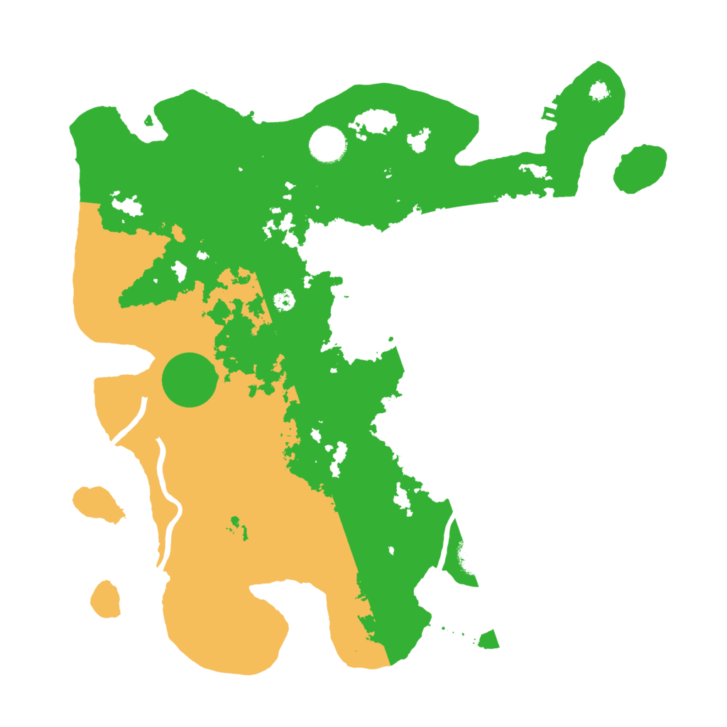 Biome Rust Map: Procedural Map, Size: 3500, Seed: 1594119244