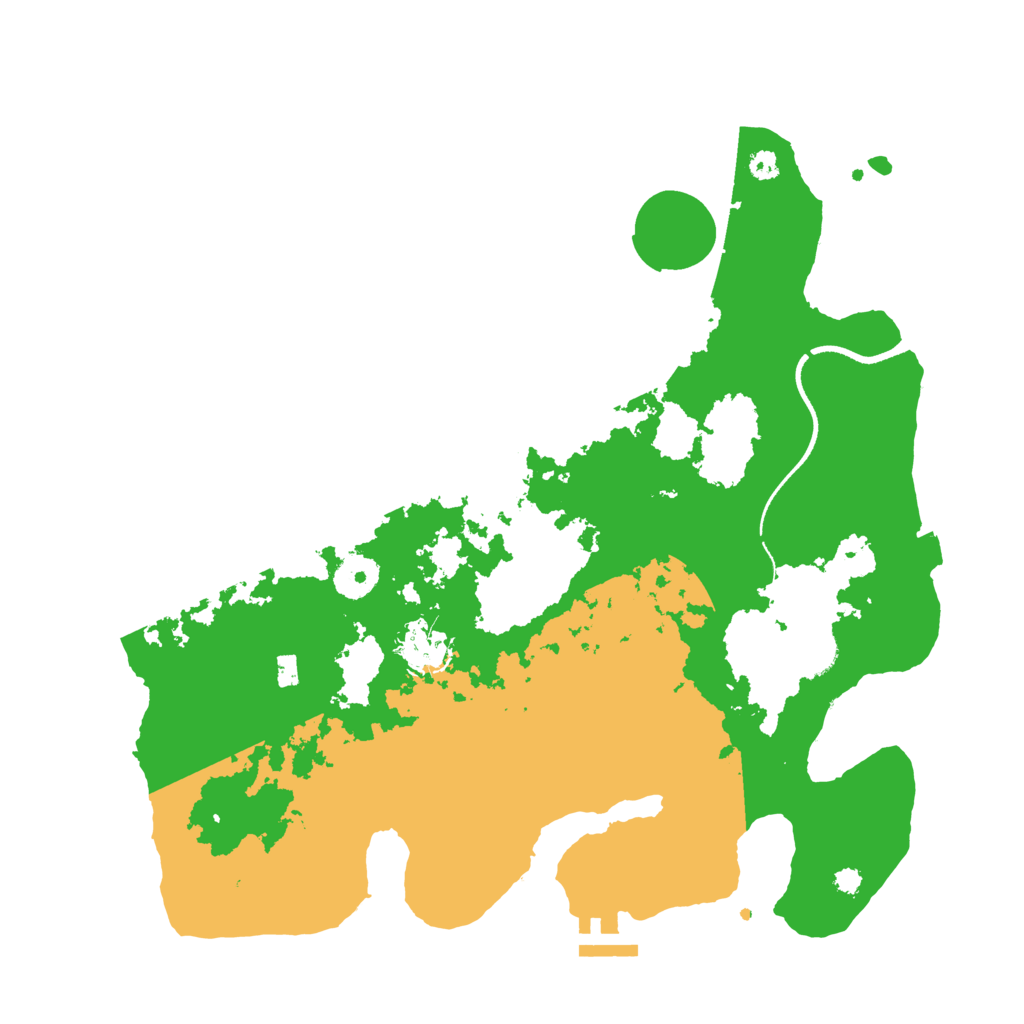 Biome Rust Map: Procedural Map, Size: 3500, Seed: 1882318042