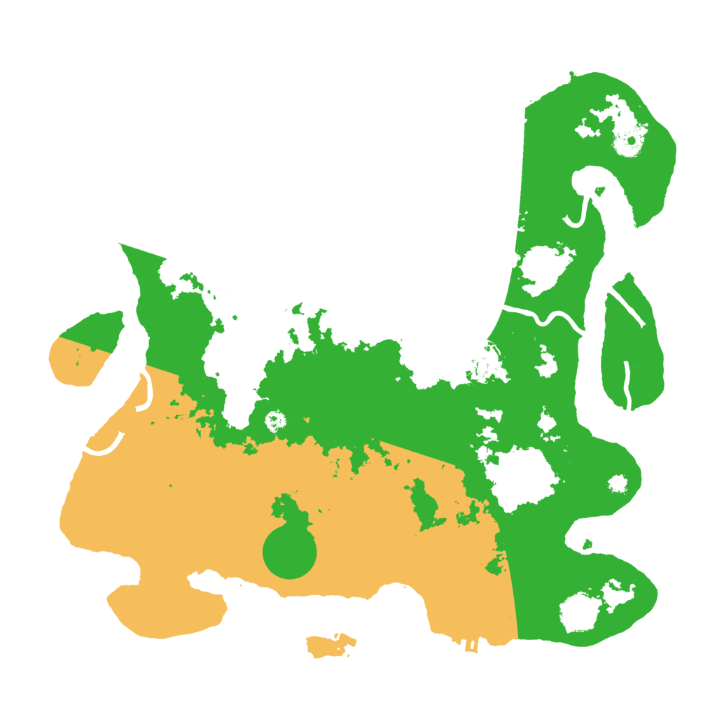 Biome Rust Map: Procedural Map, Size: 3500, Seed: 327488510