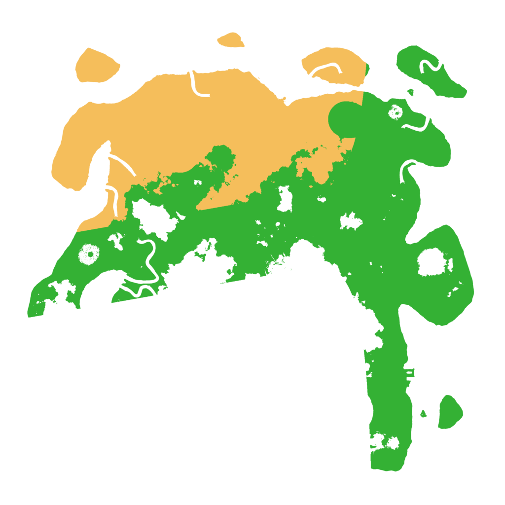 Biome Rust Map: Procedural Map, Size: 3700, Seed: 1929493997