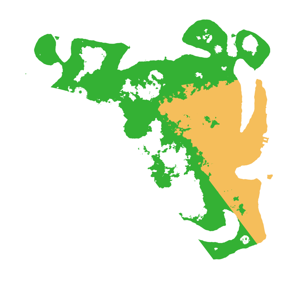 Biome Rust Map: Procedural Map, Size: 3500, Seed: 288186888