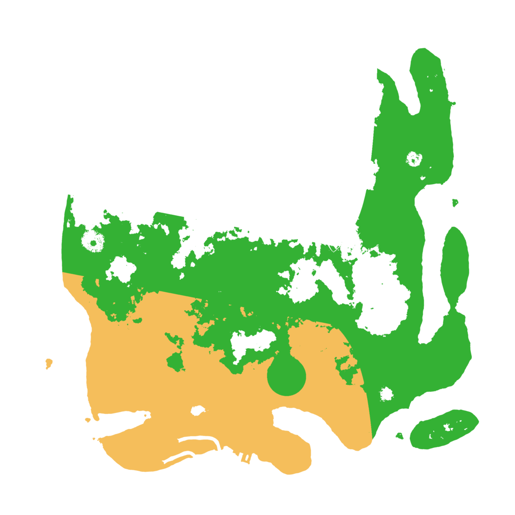 Biome Rust Map: Procedural Map, Size: 3500, Seed: 59313475