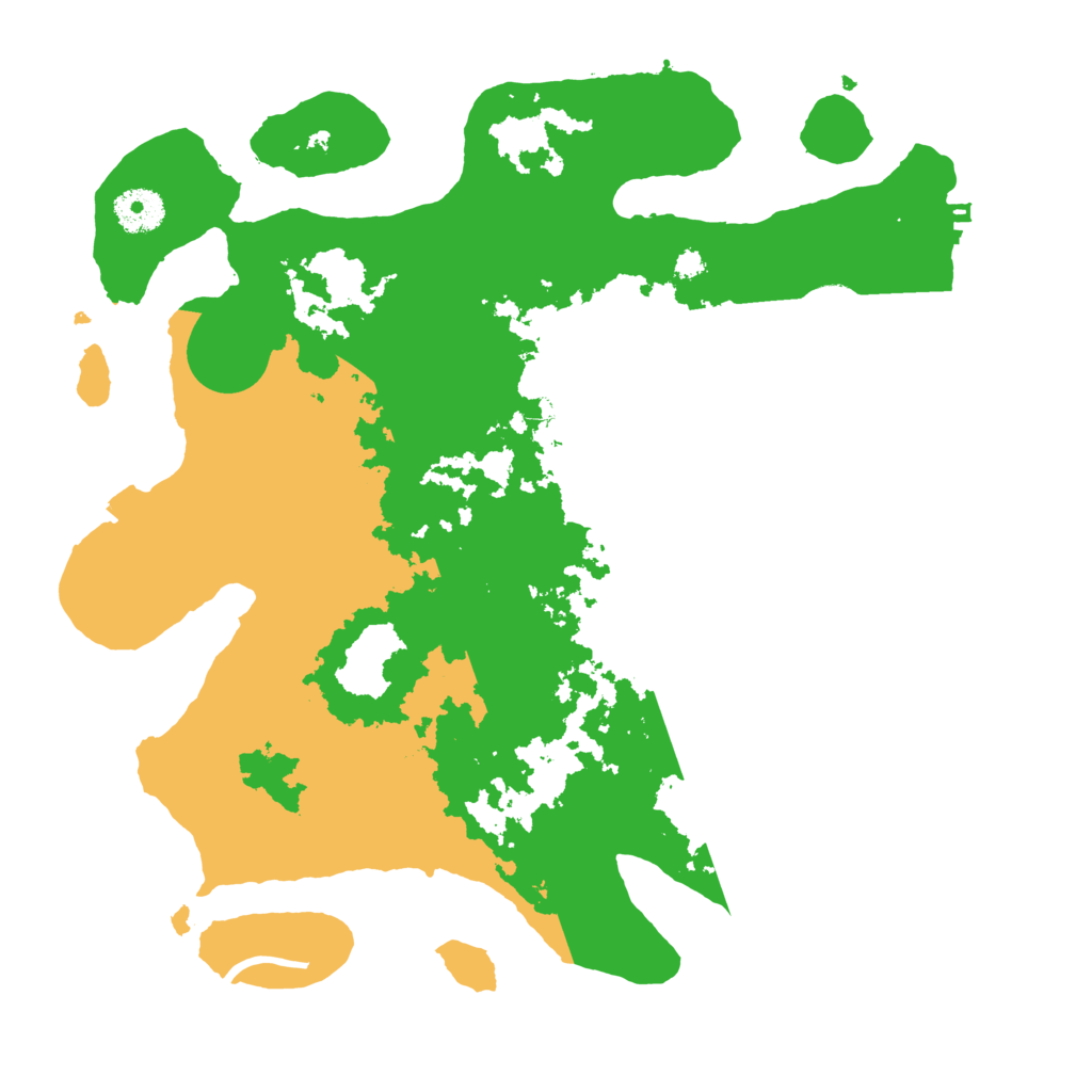 Biome Rust Map: Procedural Map, Size: 3500, Seed: 127496544