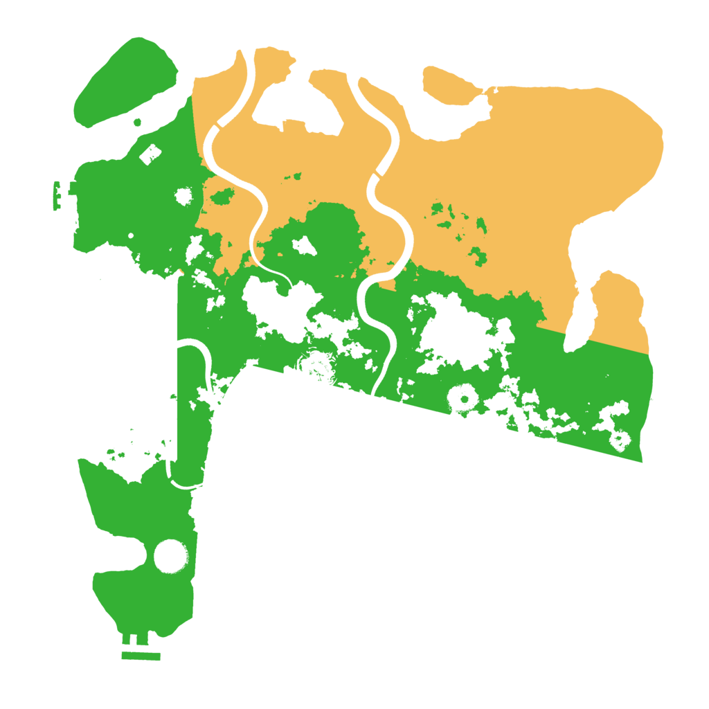 Biome Rust Map: Procedural Map, Size: 3700, Seed: 998788700