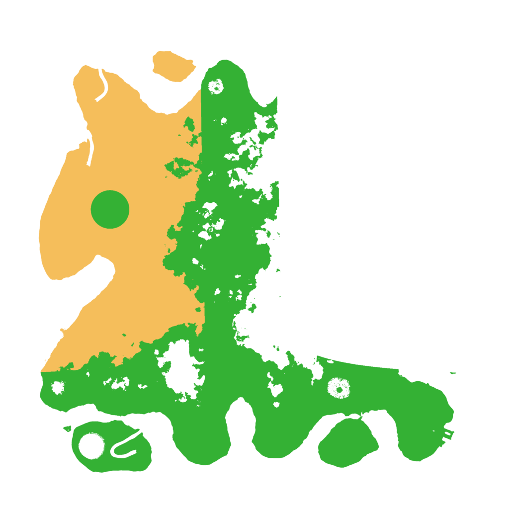 Biome Rust Map: Procedural Map, Size: 3500, Seed: 981385415