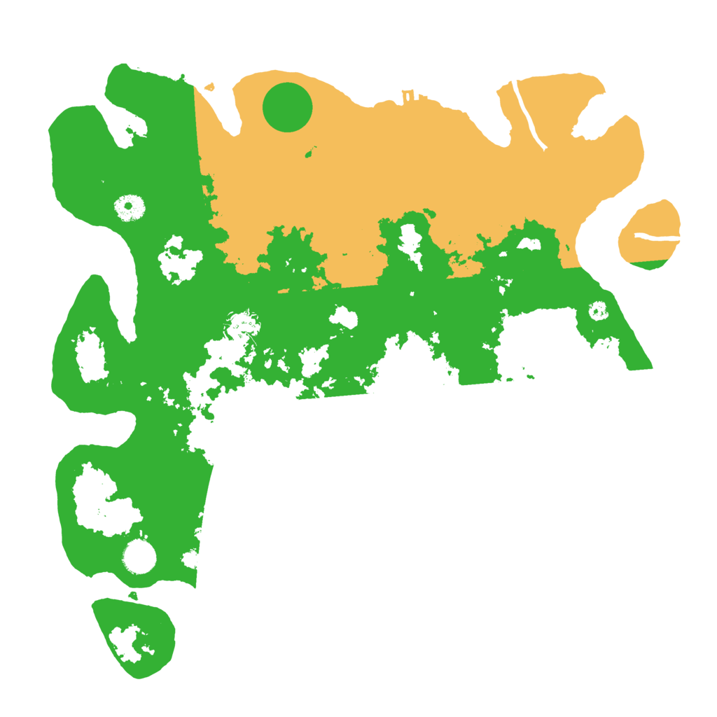 Biome Rust Map: Procedural Map, Size: 3800, Seed: 385159