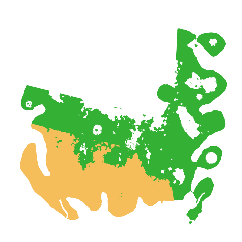 Biome Rust Map: Procedural Map, Size: 3700, Seed: 335512