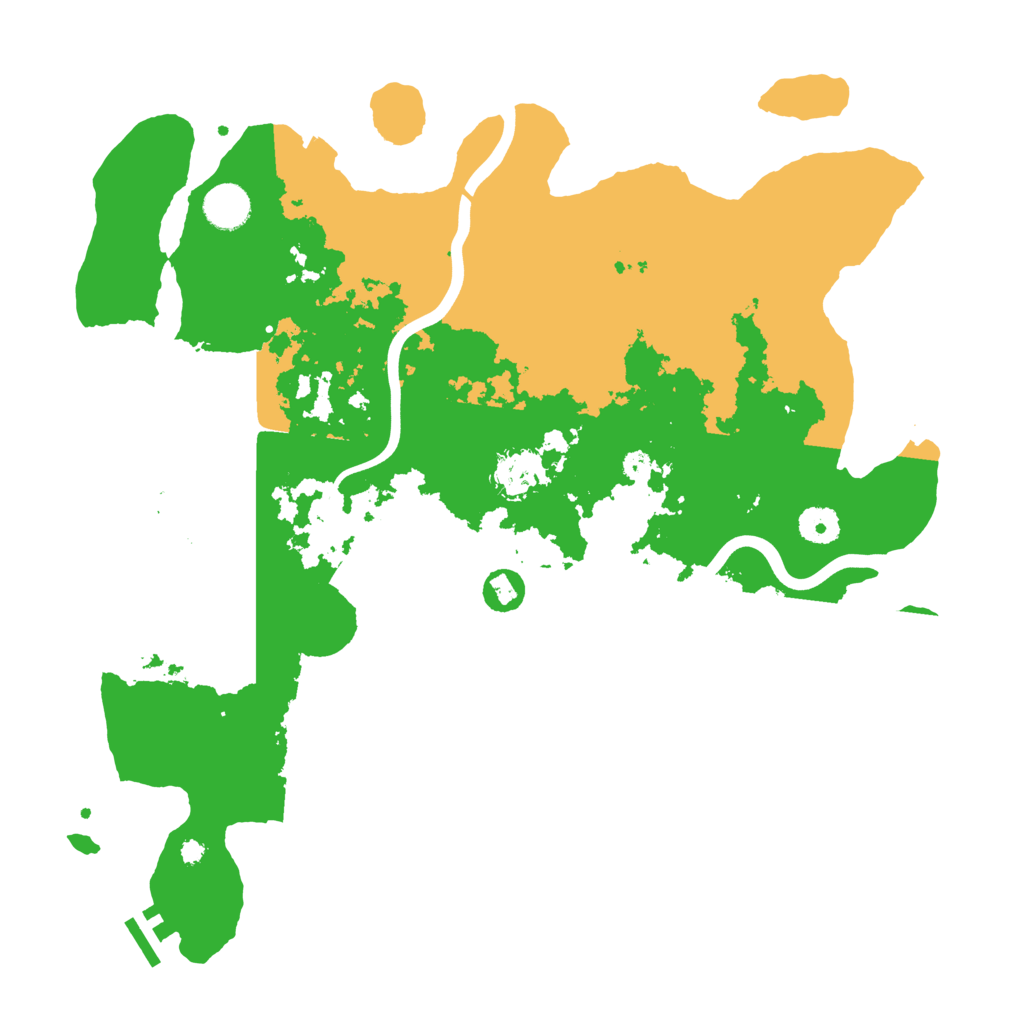 Biome Rust Map: Procedural Map, Size: 3900, Seed: 625432