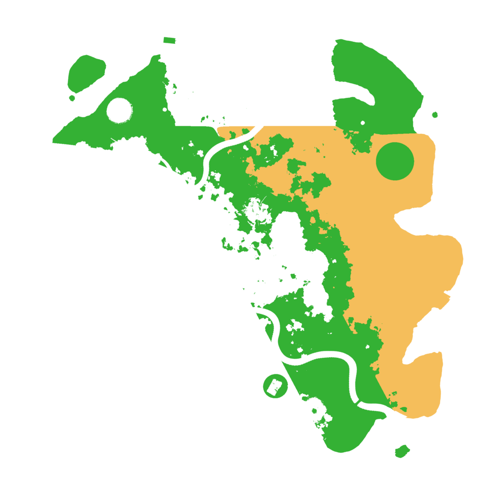 Biome Rust Map: Procedural Map, Size: 3500, Seed: 822250