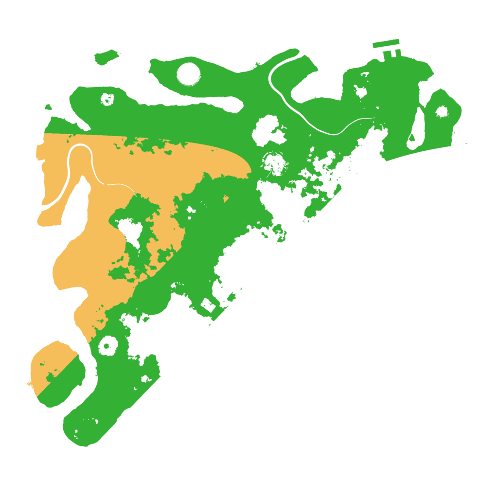 Biome Rust Map: Procedural Map, Size: 3800, Seed: 935290