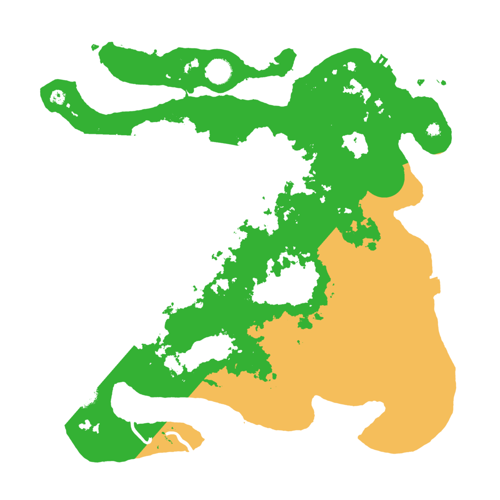 Biome Rust Map: Procedural Map, Size: 3500, Seed: 1435642650