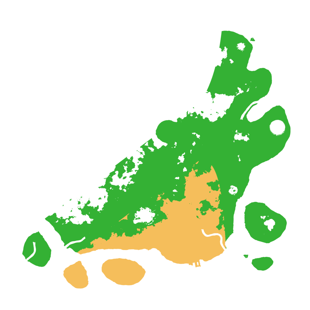 Biome Rust Map: Procedural Map, Size: 3600, Seed: 570040