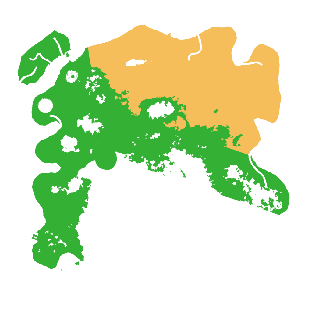 Biome Rust Map: Procedural Map, Size: 3800, Seed: 193241
