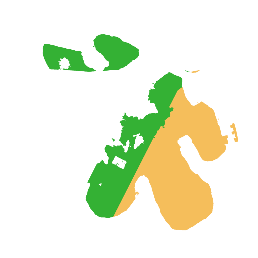 Biome Rust Map: Procedural Map, Size: 2100, Seed: 1734