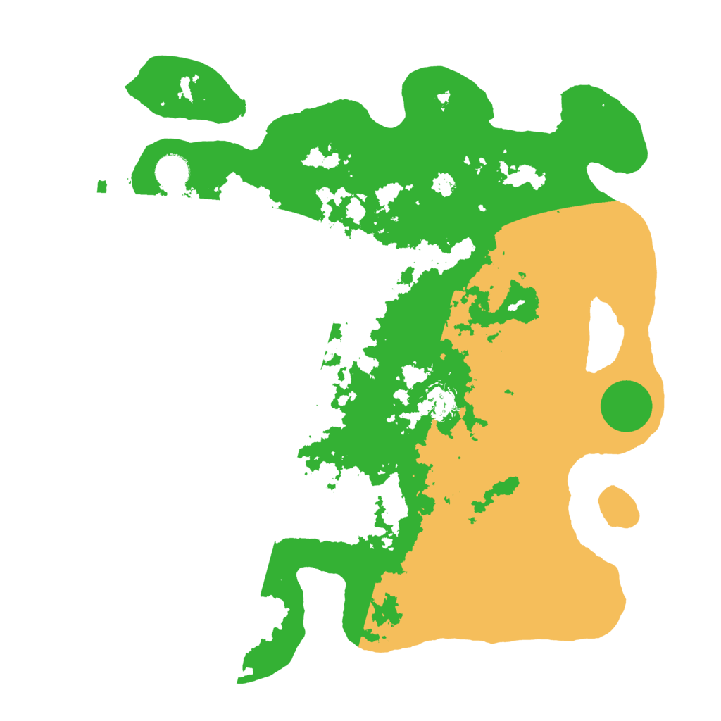 Biome Rust Map: Barren, Size: 3700, Seed: 366374168