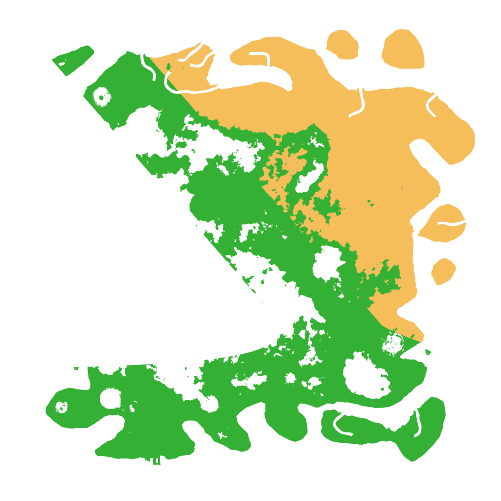 Biome Rust Map: Procedural Map, Size: 4250, Seed: 9574