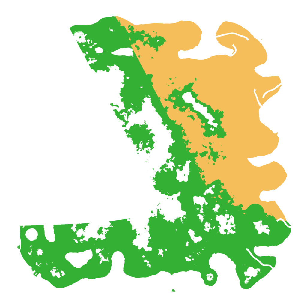 Biome Rust Map: Procedural Map, Size: 4500, Seed: 54165