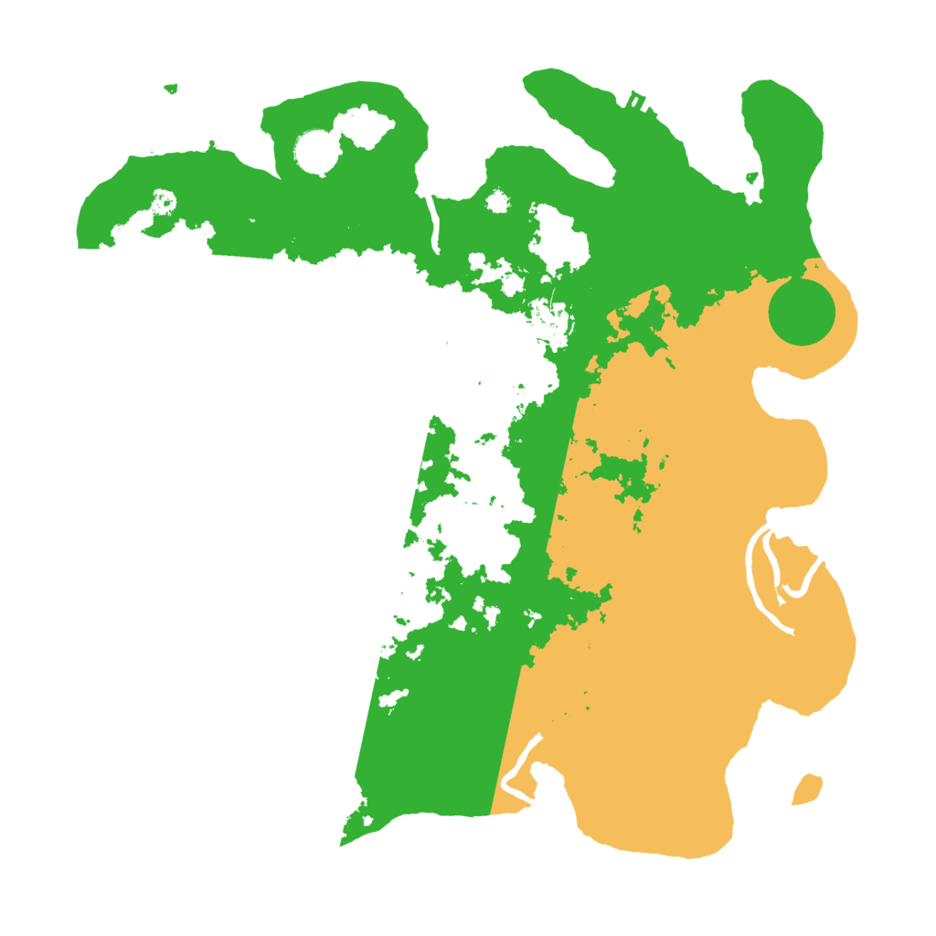 Biome Rust Map: Procedural Map, Size: 3700, Seed: 879069