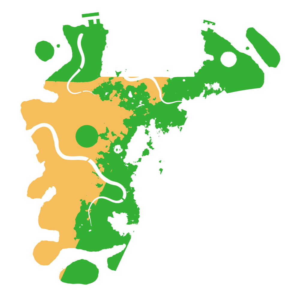 Biome Rust Map: Procedural Map, Size: 3600, Seed: 638329