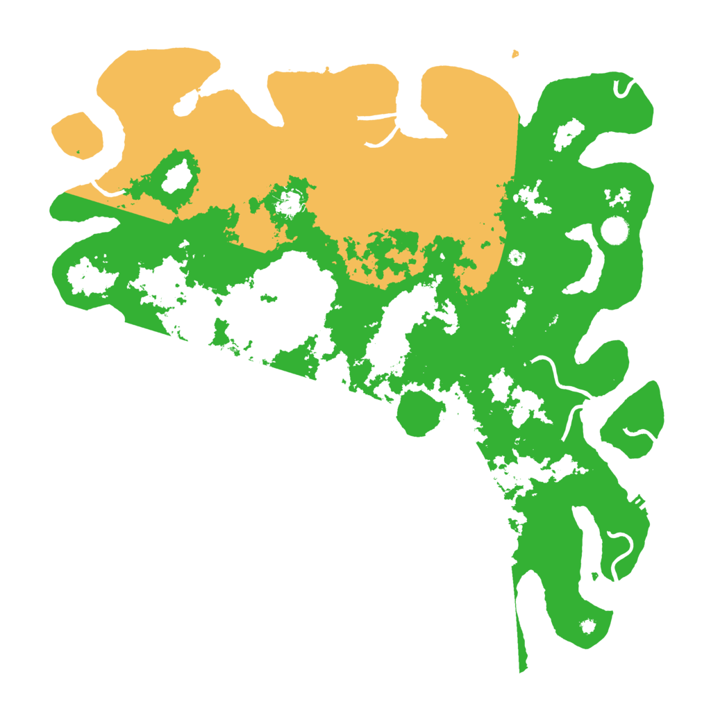 Biome Rust Map: Procedural Map, Size: 4500, Seed: 333743