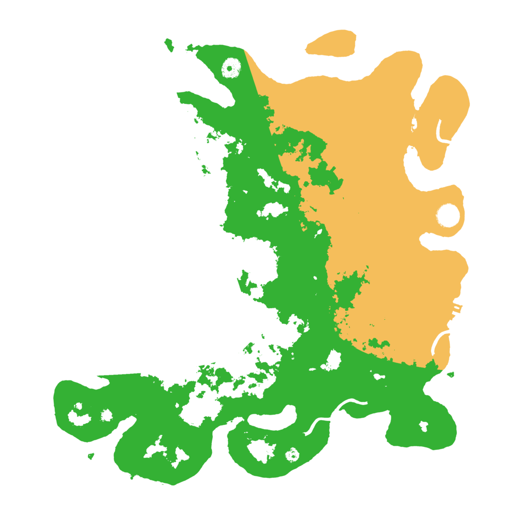 Biome Rust Map: Procedural Map, Size: 3900, Seed: 341958