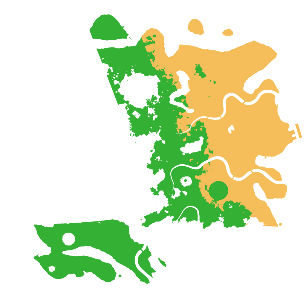 Biome Rust Map: Procedural Map, Size: 4250, Seed: 3810