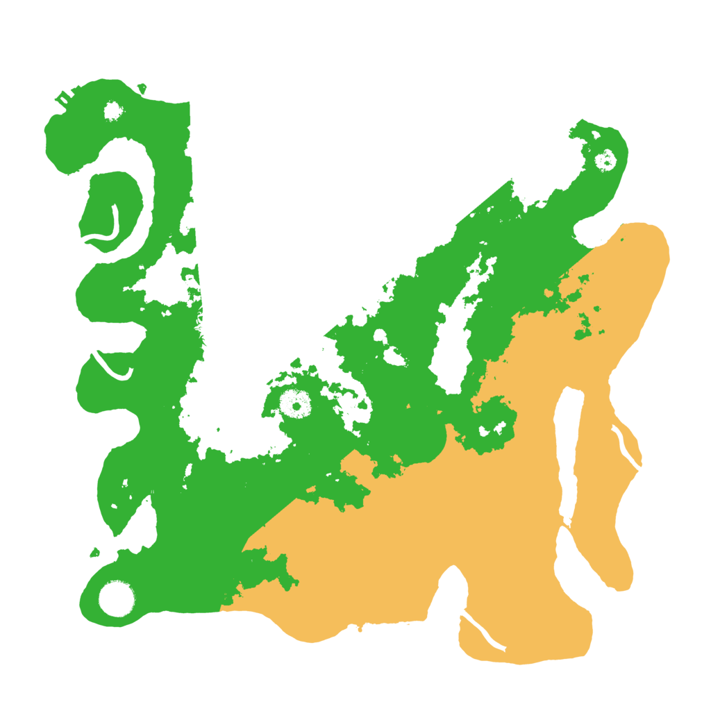 Biome Rust Map: Procedural Map, Size: 3500, Seed: 193834266