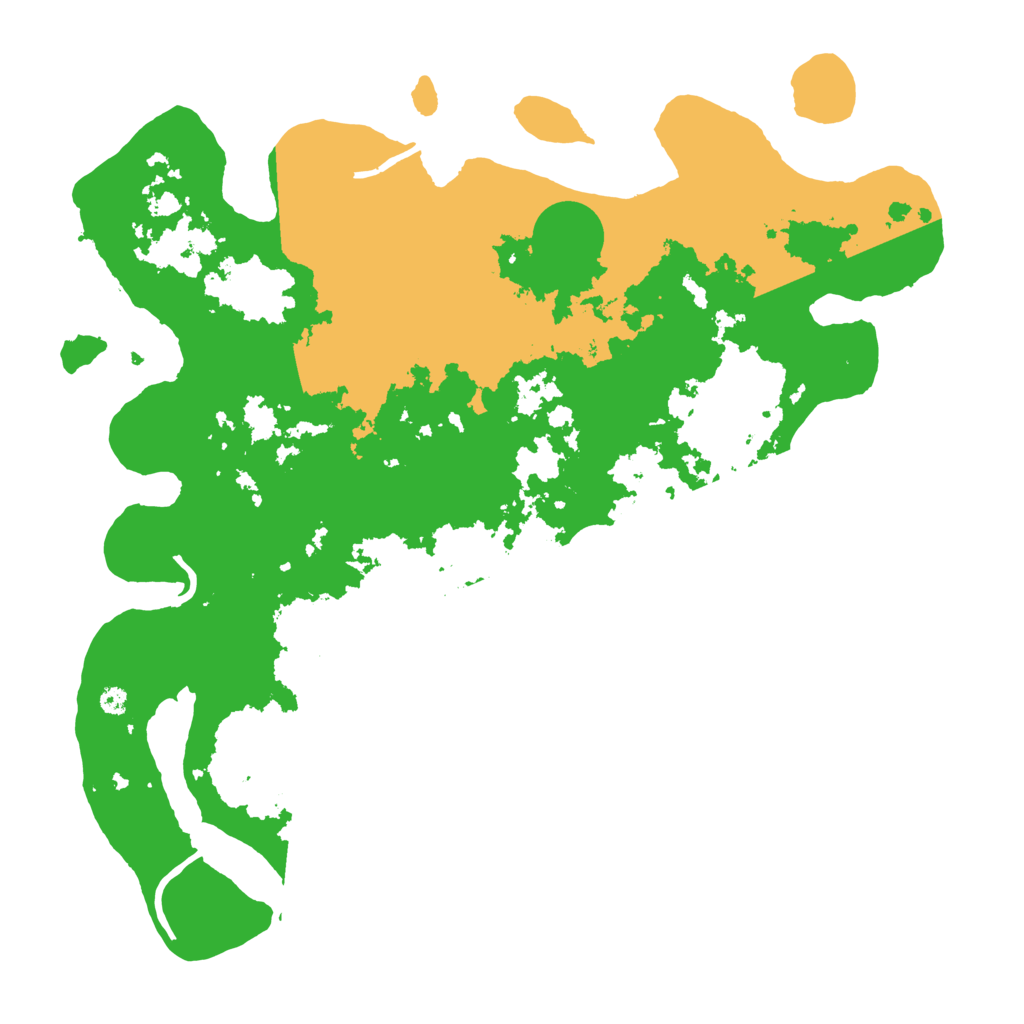 Biome Rust Map: Procedural Map, Size: 3800, Seed: 957493
