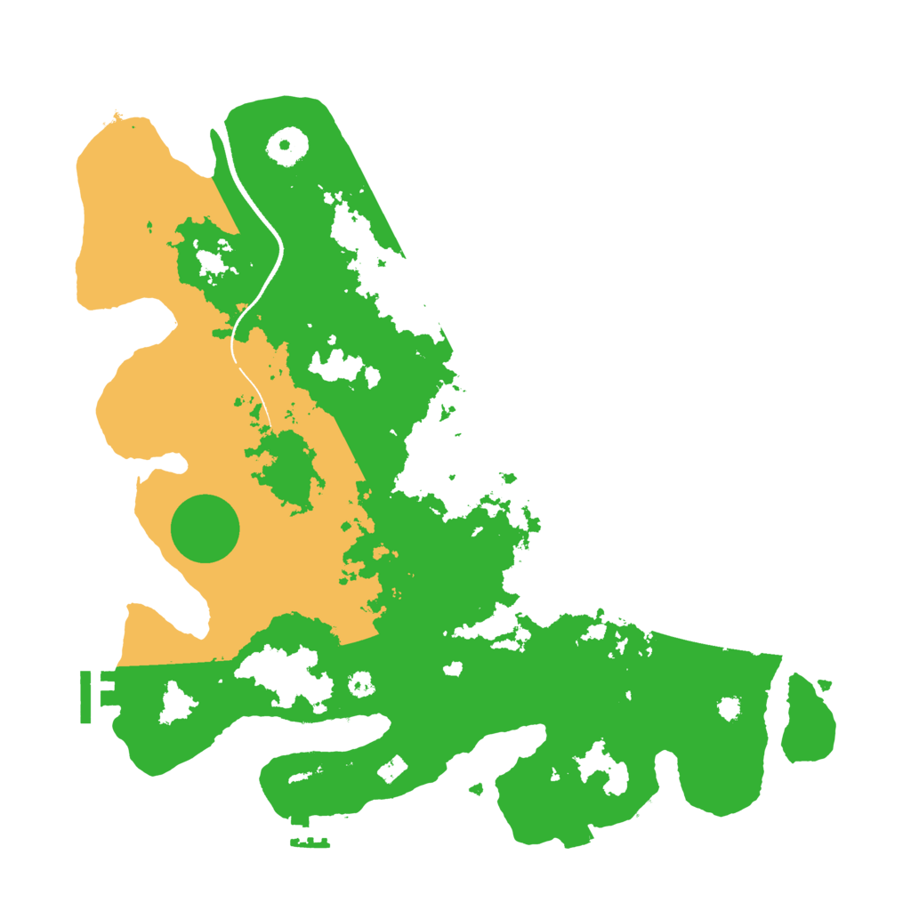 Biome Rust Map: Procedural Map, Size: 3500, Seed: 1164768364
