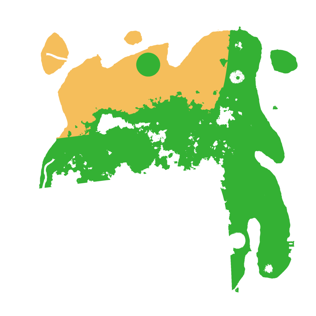 Biome Rust Map: Procedural Map, Size: 3500, Seed: 1705404305