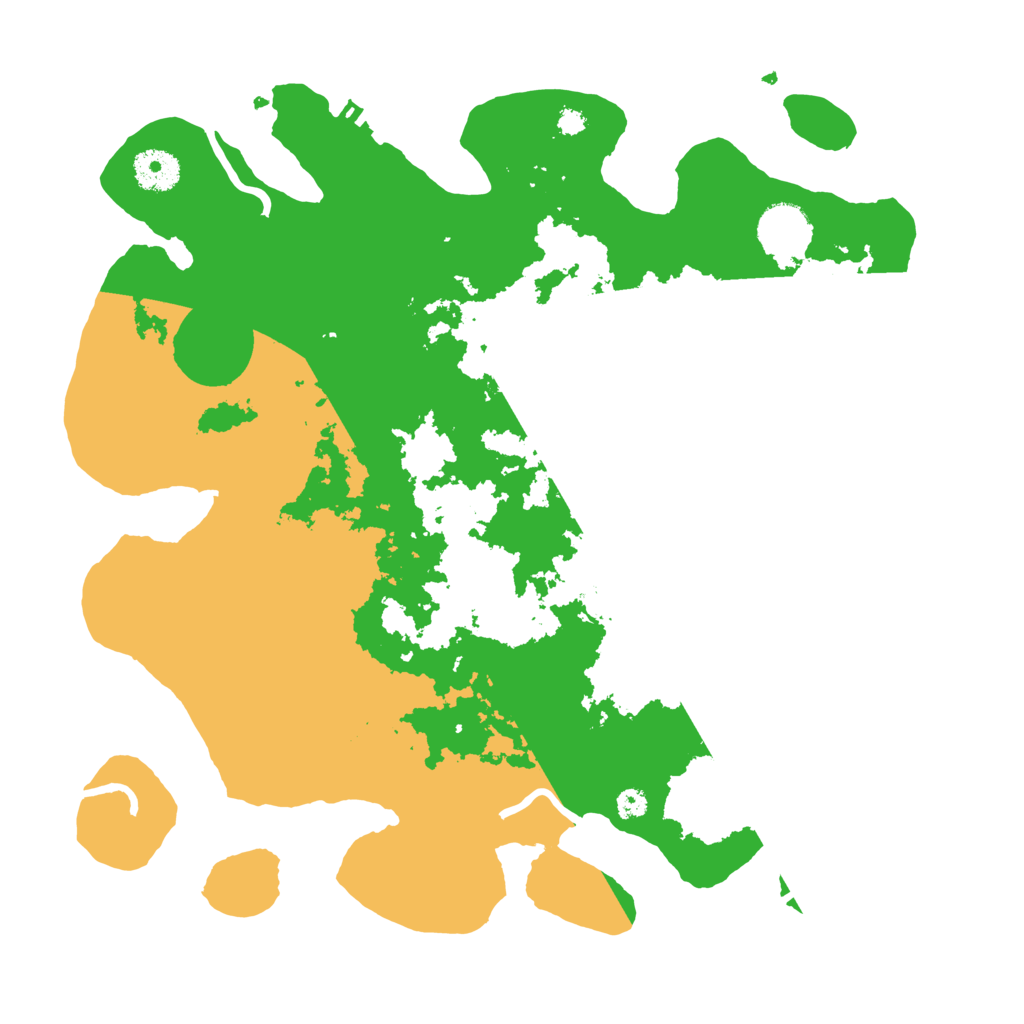 Biome Rust Map: Procedural Map, Size: 3500, Seed: 276923991