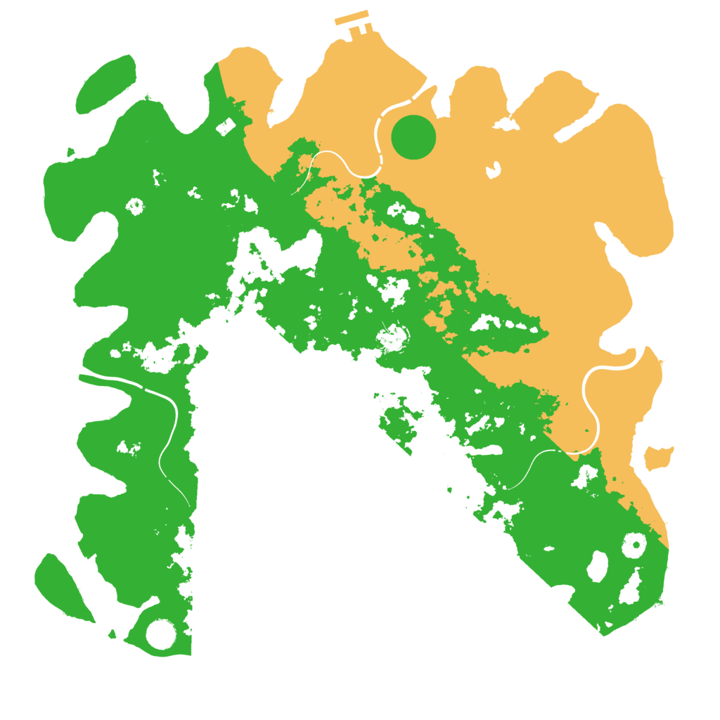 Biome Rust Map: Procedural Map, Size: 4250, Seed: 1536063618