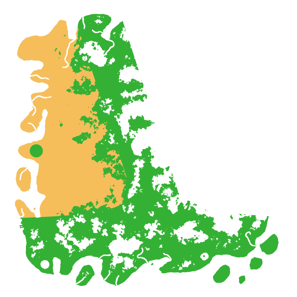 Biome Rust Map: Procedural Map, Size: 6000, Seed: 1850508789