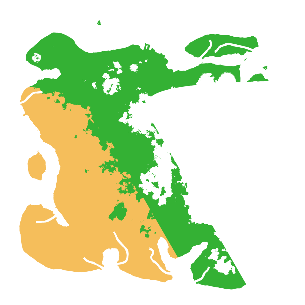 Biome Rust Map: Procedural Map, Size: 3500, Seed: 1743507806