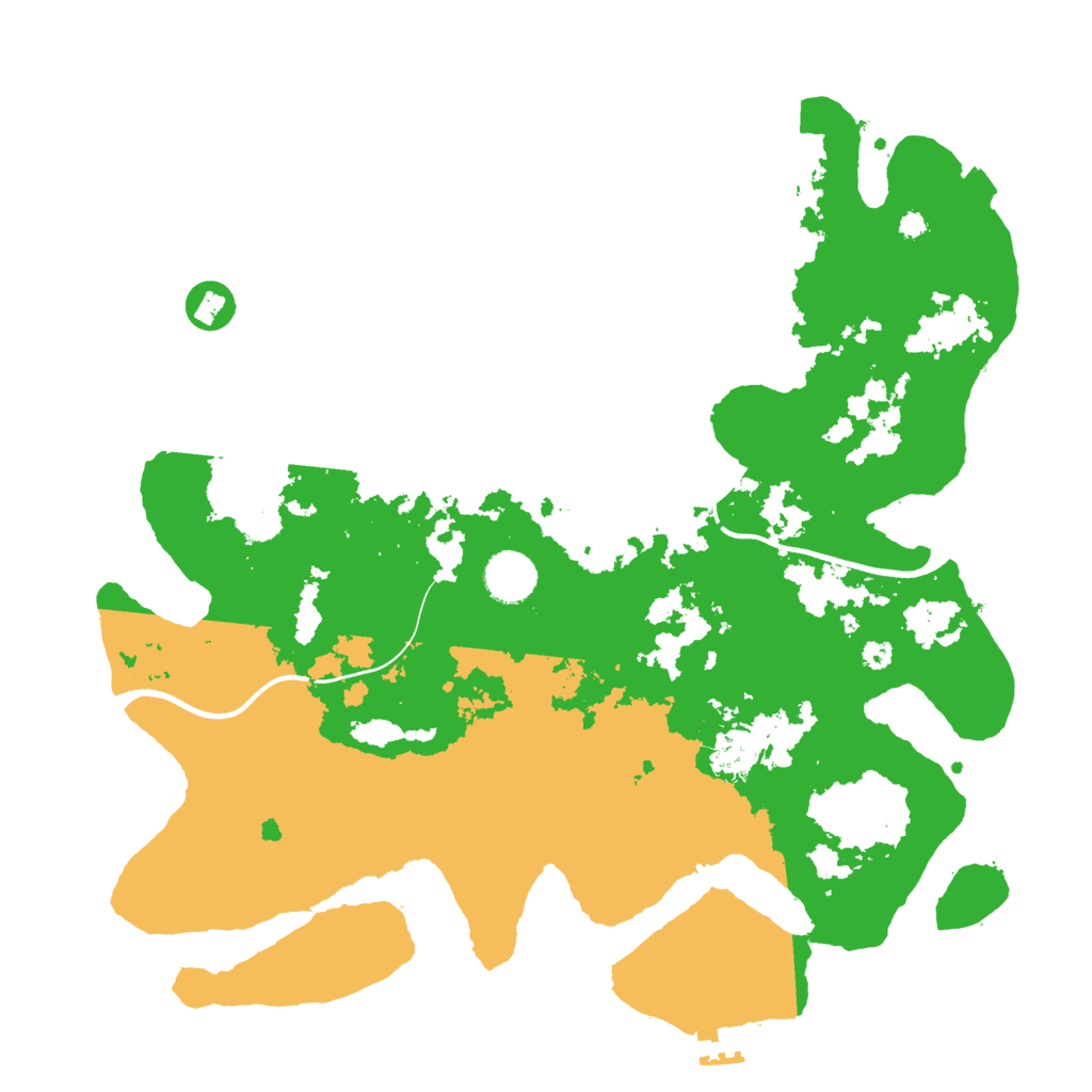 Biome Rust Map: Procedural Map, Size: 3700, Seed: 1551449554