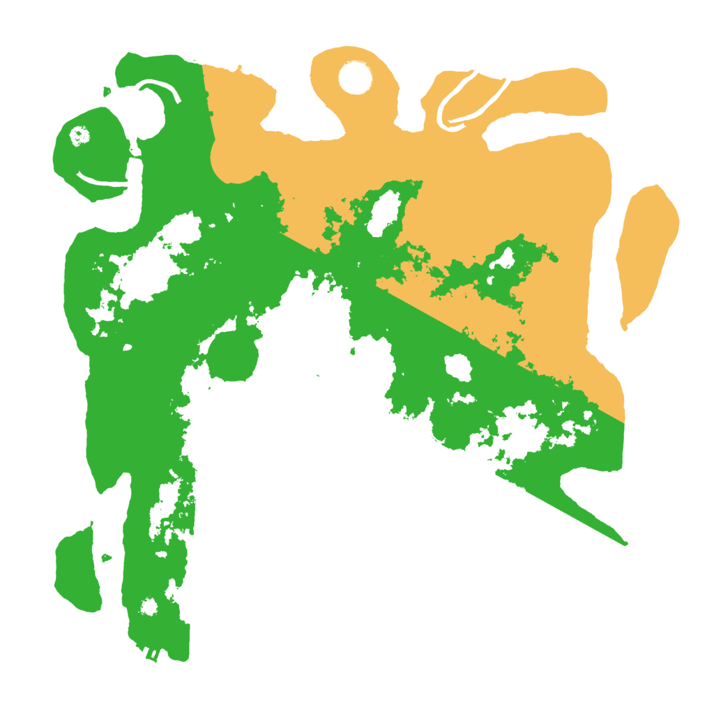 Biome Rust Map: Procedural Map, Size: 3750, Seed: 45633