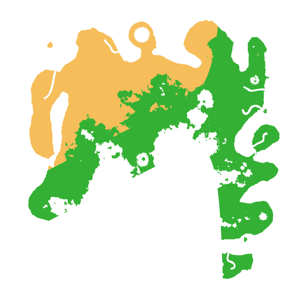 Biome Rust Map: Procedural Map, Size: 3500, Seed: 9444984