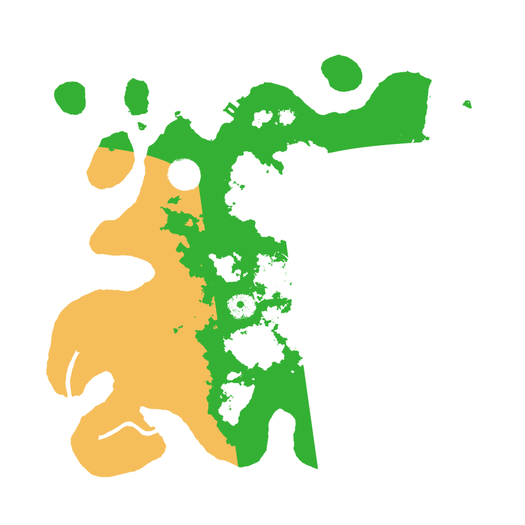 Biome Rust Map: Procedural Map, Size: 3000, Seed: 394807225