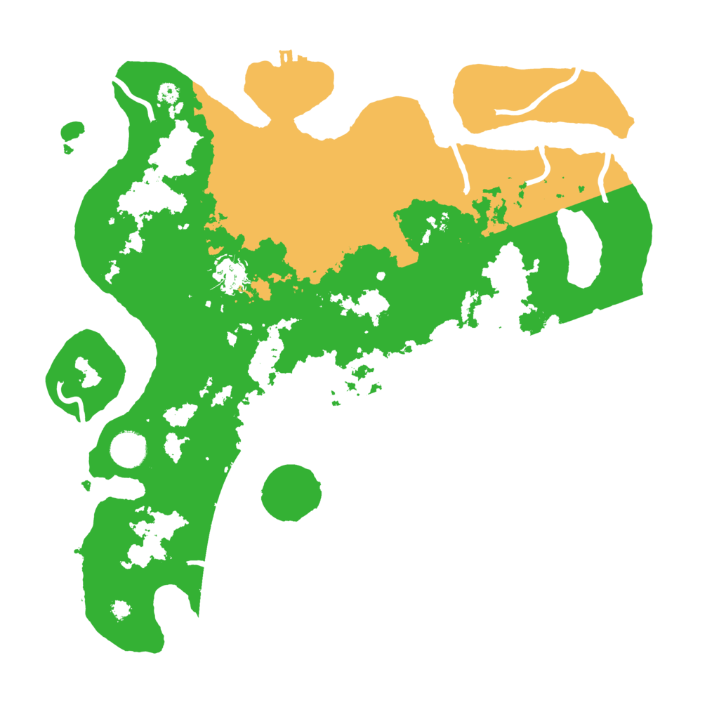 Biome Rust Map: Procedural Map, Size: 3500, Seed: 26396