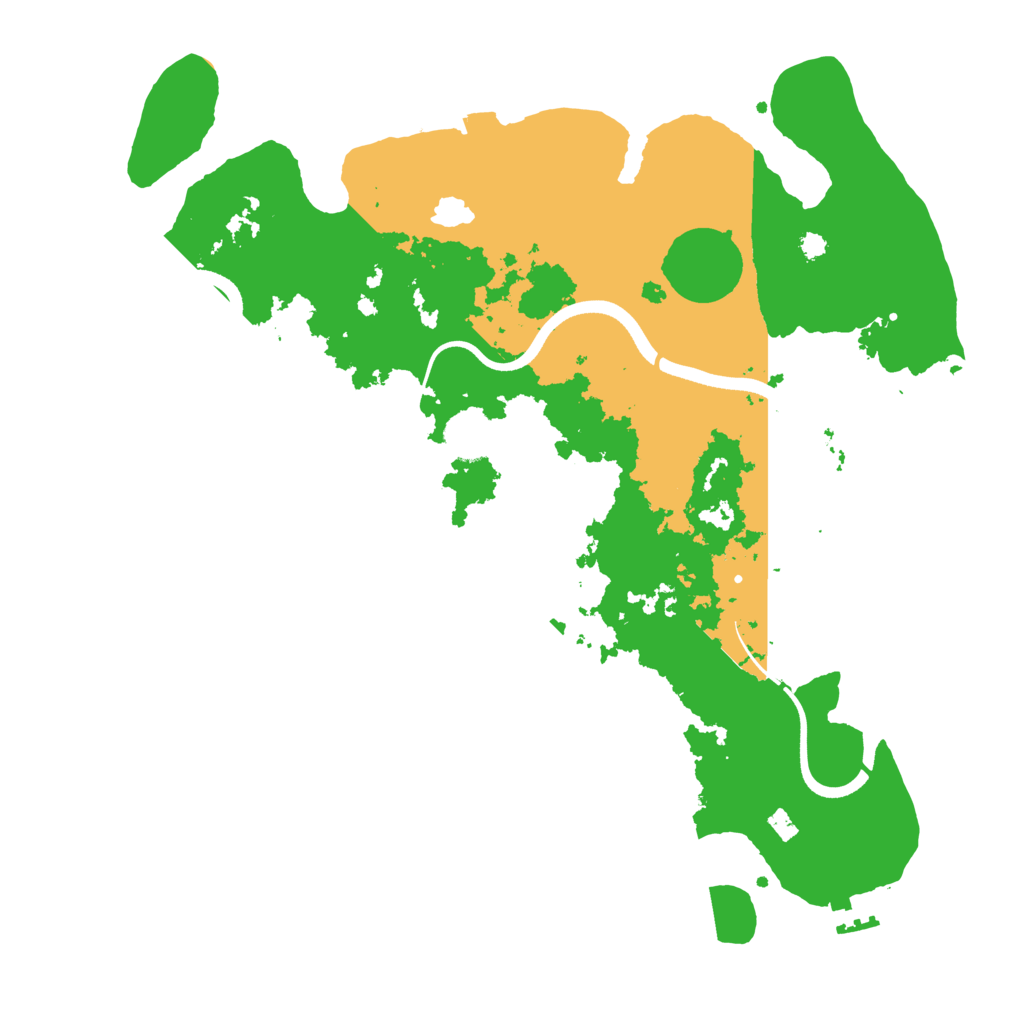 Biome Rust Map: Procedural Map, Size: 3600, Seed: 85263742