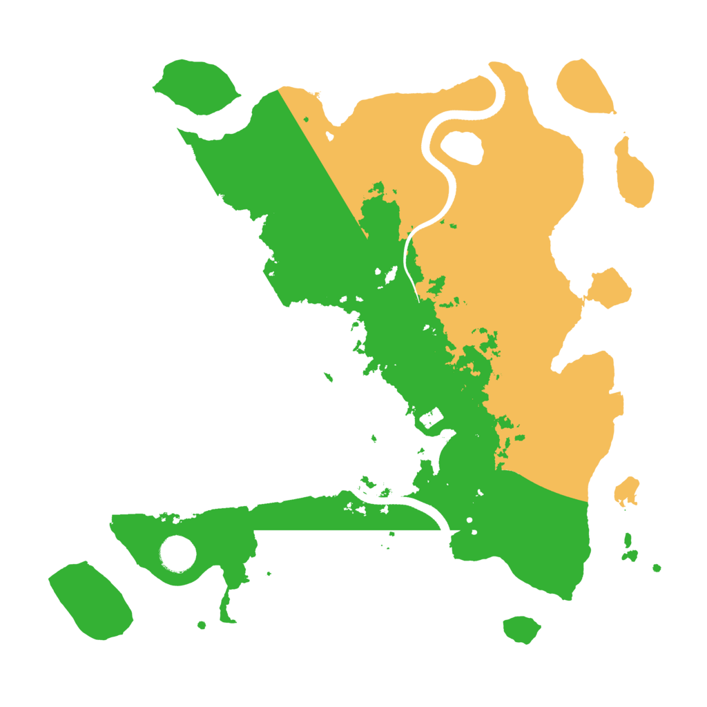 Biome Rust Map: Procedural Map, Size: 3500, Seed: 284976296