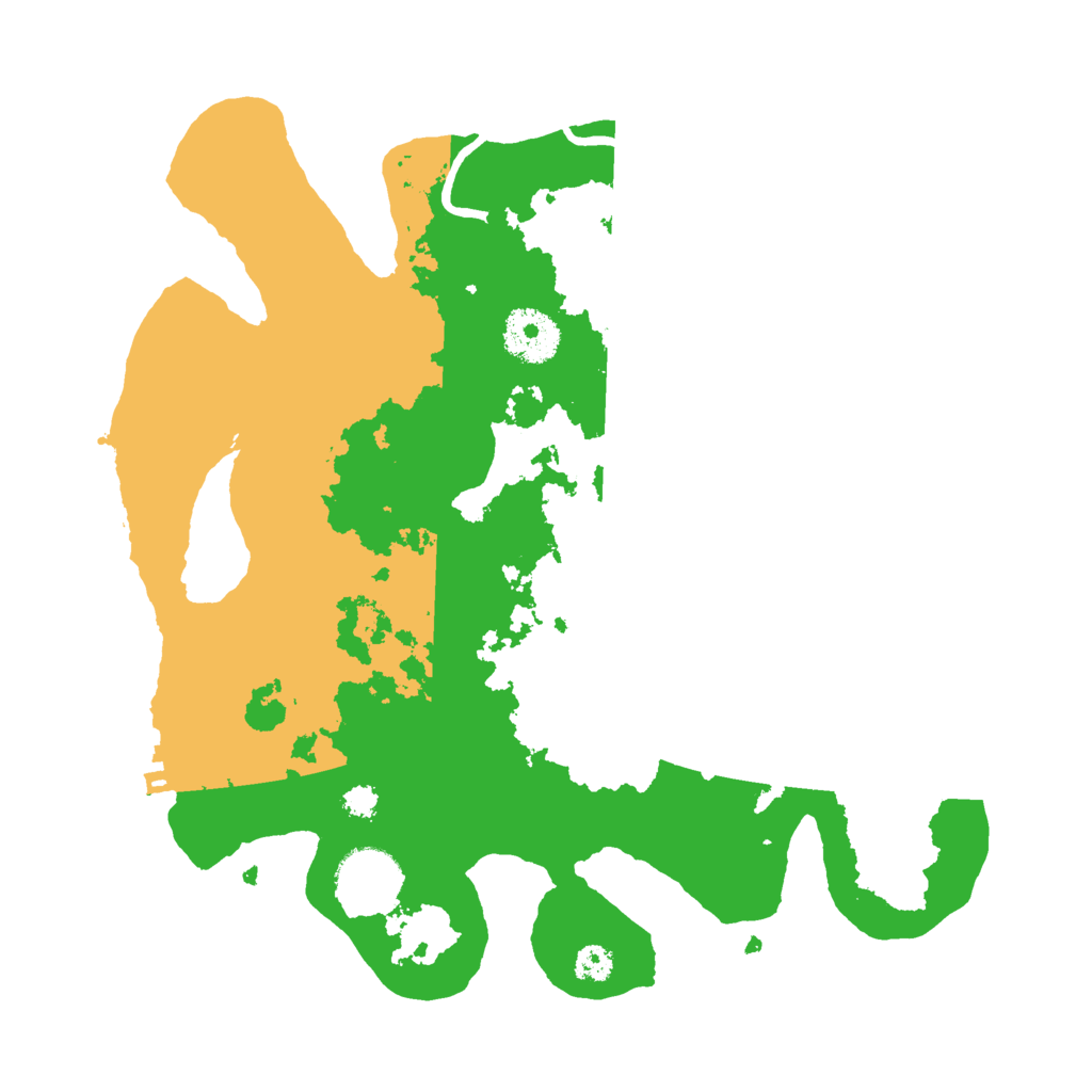 Biome Rust Map: Procedural Map, Size: 3000, Seed: 523542