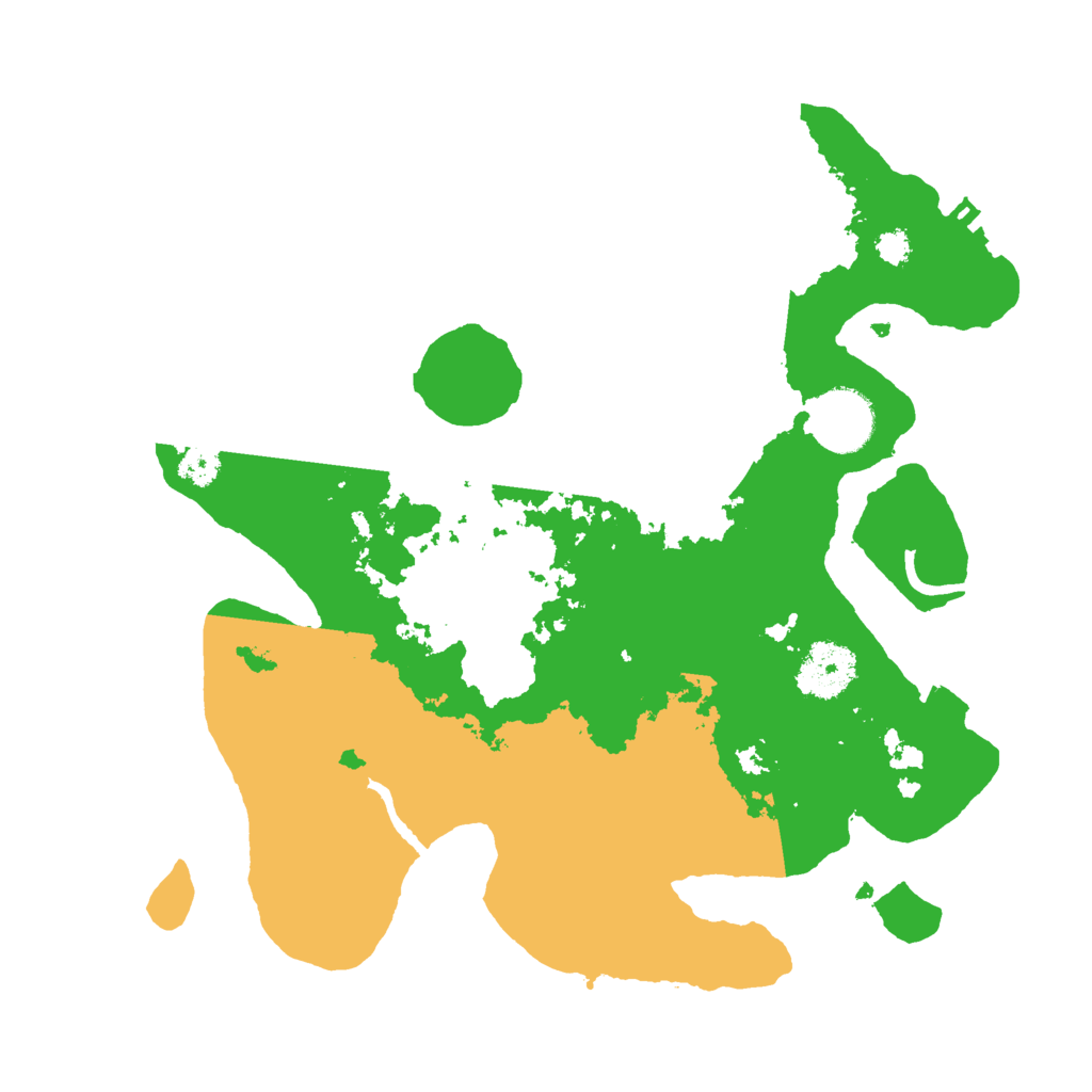 Biome Rust Map: Procedural Map, Size: 3000, Seed: 151899